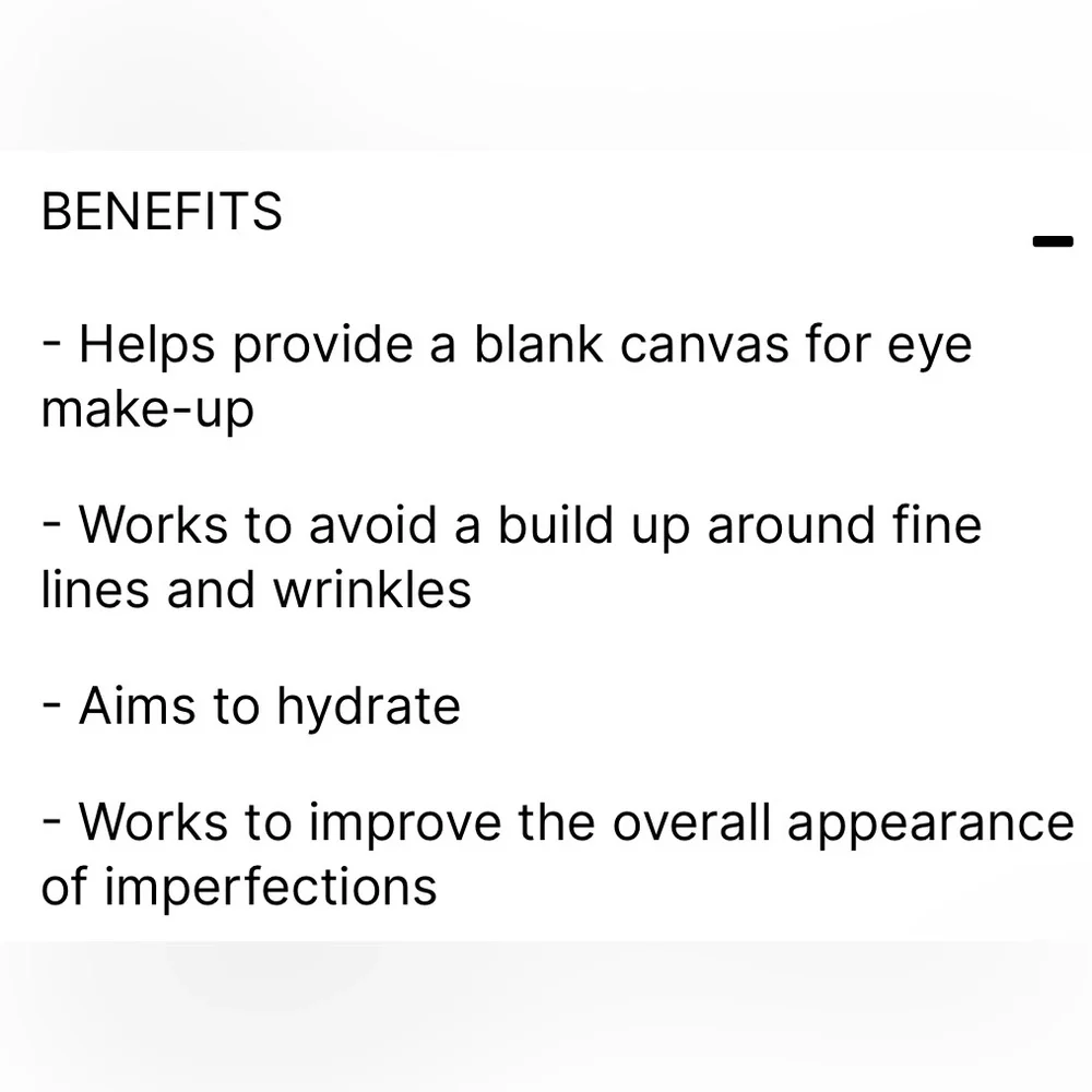 [Hyaluronic + Palmitic Acids] Anti-Pollution Pore Refiner Eye Primer-In-Cream